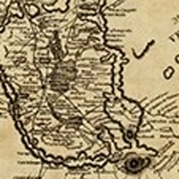 20" X 24" Vintage 1846 Map Of Mexico Wall Art