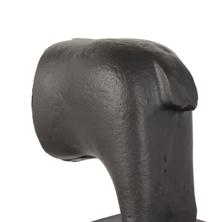 Set of Two 7" Black Cast Iron Horse Decorative Bookends