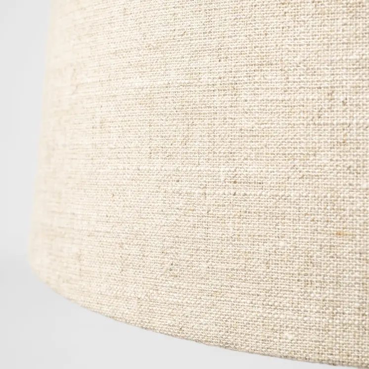 26" Beige Lamp Base LED With Champagne Shade