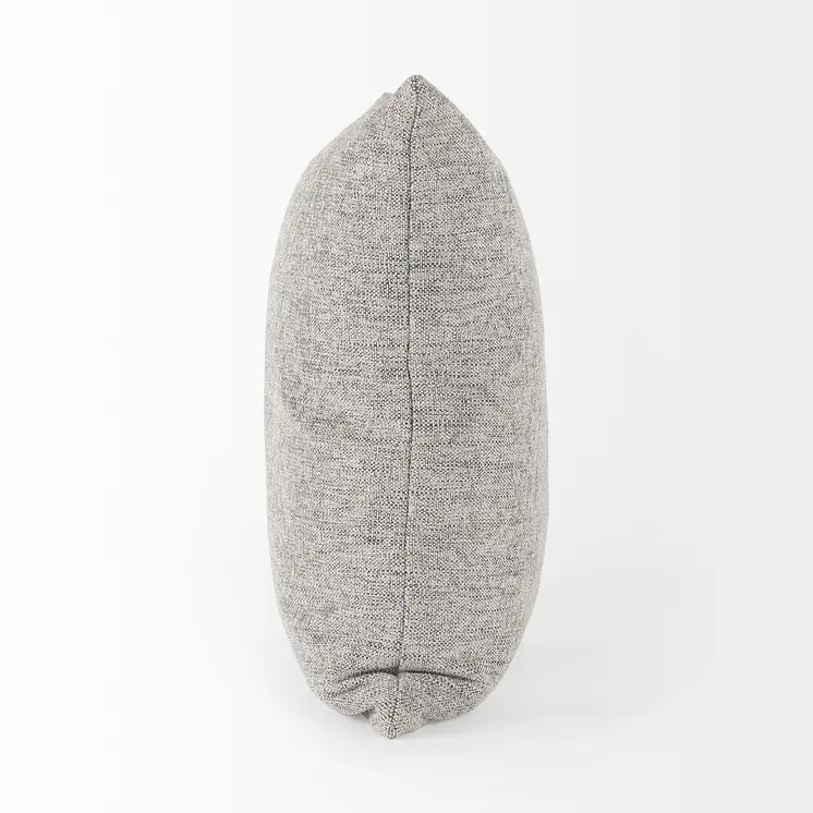 18" Gray Linen Throw Pillow Cover