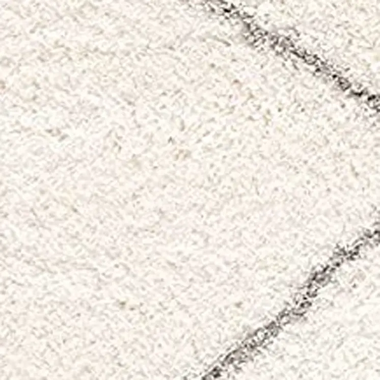 4' X 6' Ivory Modern Uneven Lattice Area Rug