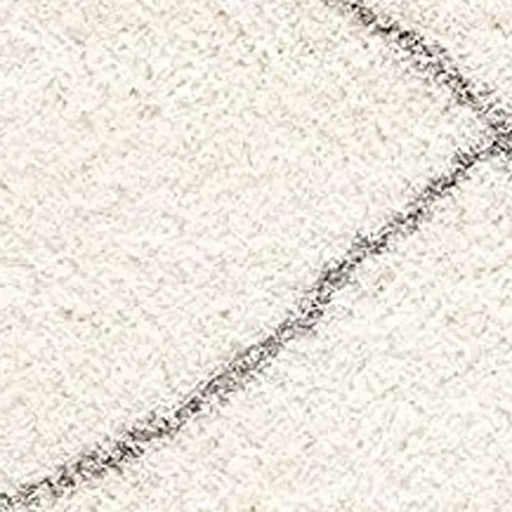 5' X 8' Ivory Modern Uneven Lattice Area Rug