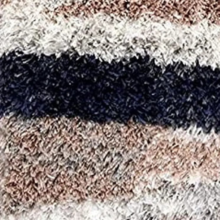 7' X 9' Gray And Black Strokes Area Rug