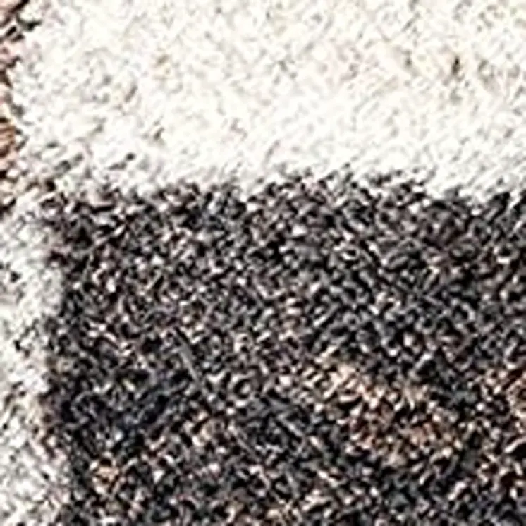 7' X 9' Beige Modern Blocks Area Rug