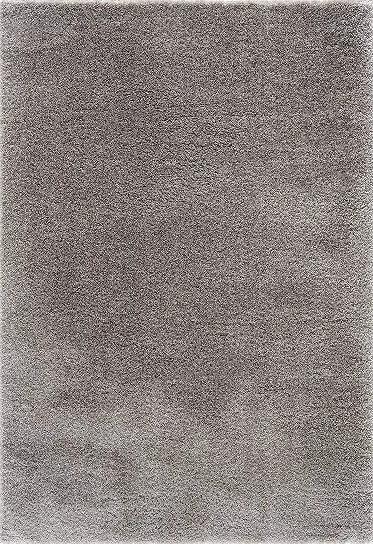 8' X 11' Gray Modern Solid Shag Area Rug