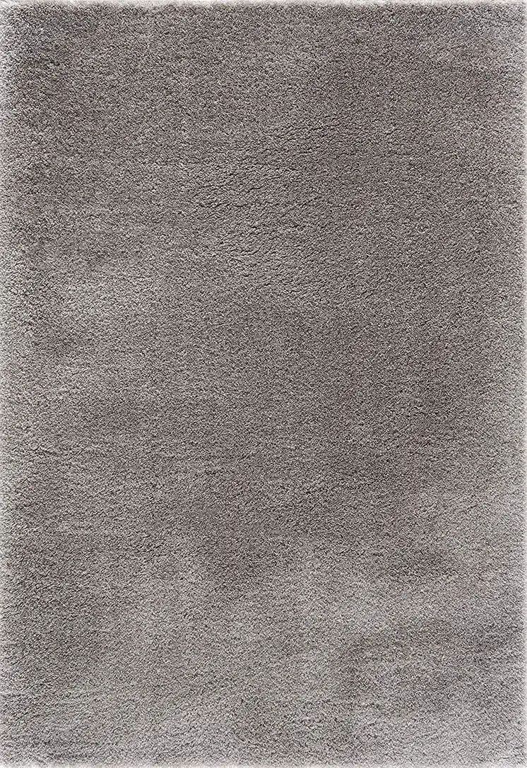 4' X 6' Ivory Modern Solid Shag Area Rug