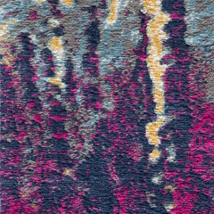 8' X 10' Gray and Ivory Abstract Area Rug