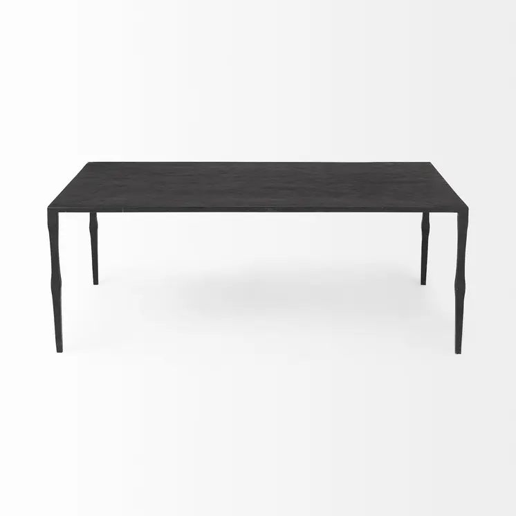 22" Black Iron Coffee Table