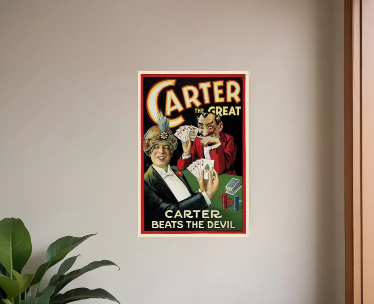 Vintage Carter Vintage Magic Unframed Print Wall Art