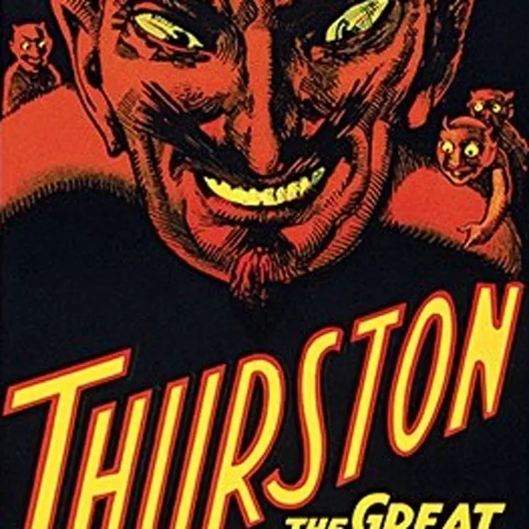 24" X 72" Thurston The Great Wonder Show Vintage Magic Poster Wall Art
