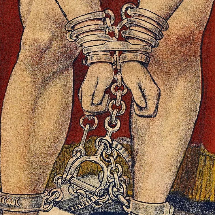 24" X 36" Houdini In Handcuffs Vintage Magic Poster Wall Art