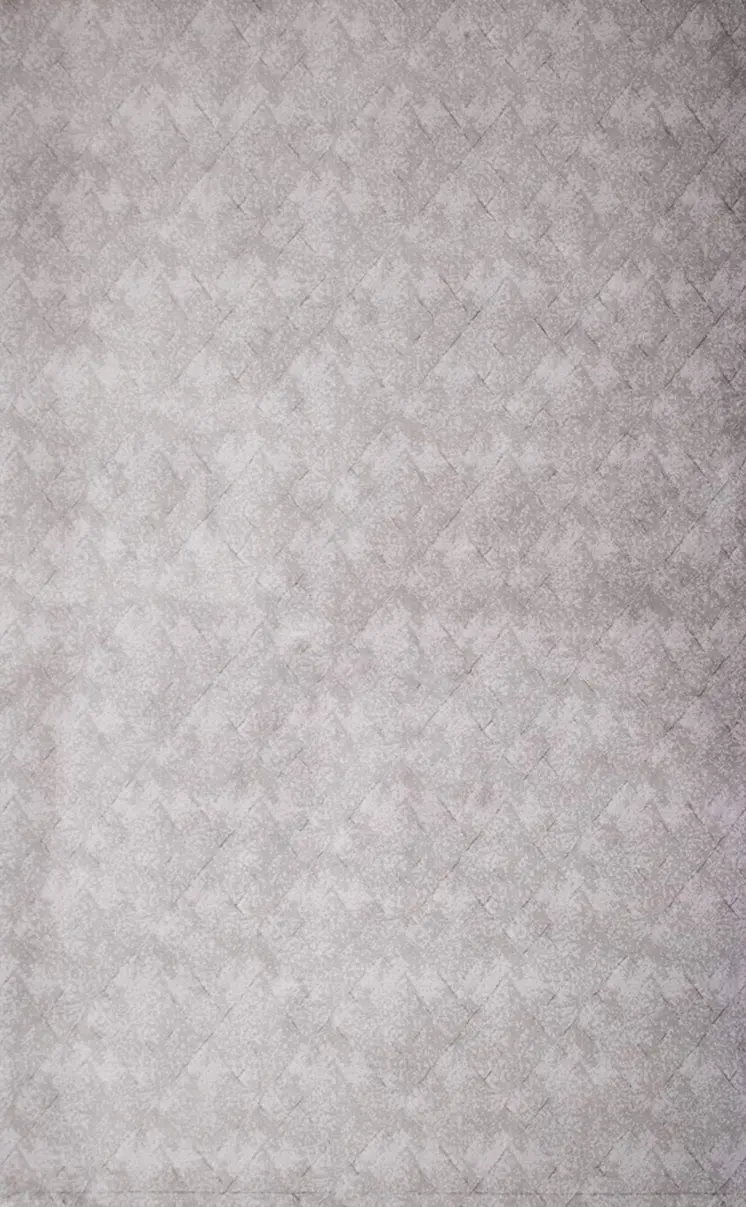 5' X 8' Gray Distressed Diamonds Area Rug