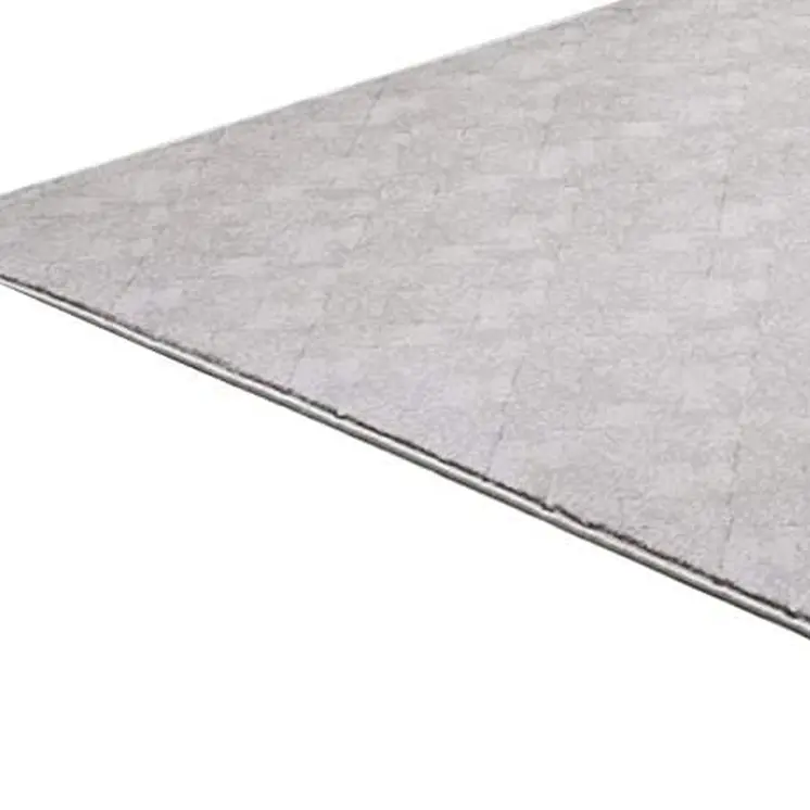 8' X 11' Gray Distressed Diamonds Area Rug