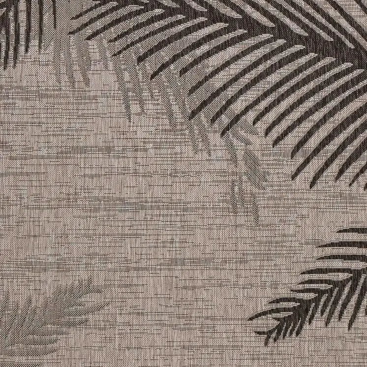 5' X 7' Beige Indoor Outdoor Area Rug