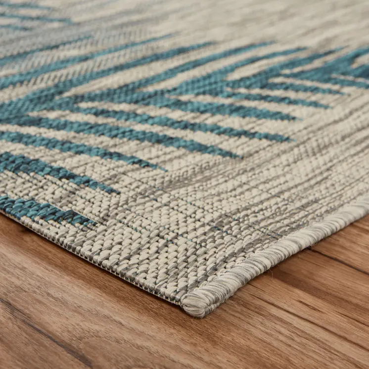 8' X 9' Gray Indoor Outdoor Area Rug