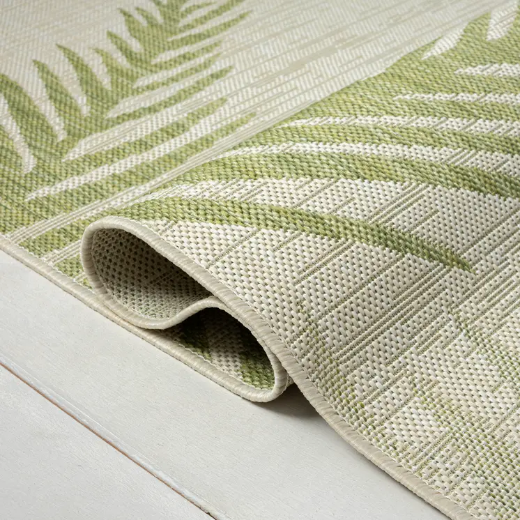 8' X 9' Beige Indoor Outdoor Area Rug