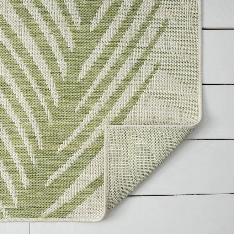 8' X 9' Beige Indoor Outdoor Area Rug