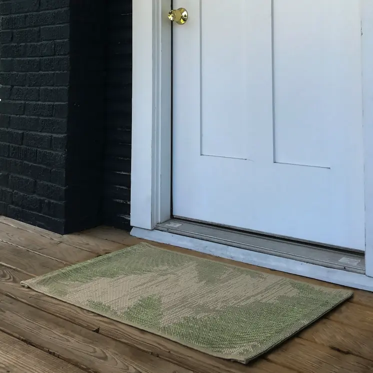2' X 3' Beige Indoor Outdoor Area Rug