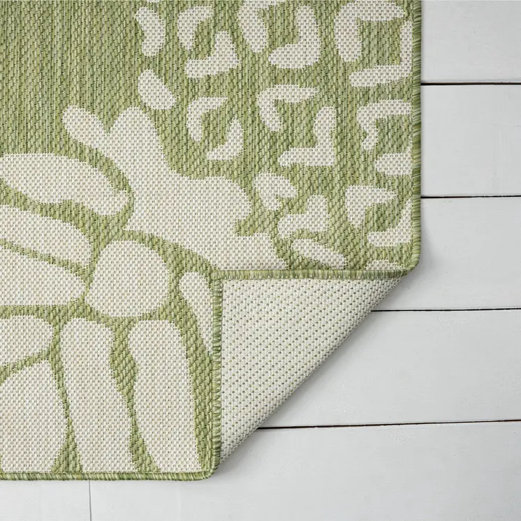 8' X 10' Green Indoor Outdoor Area Rug