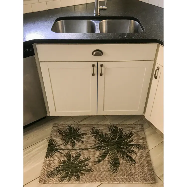 2' X 3' Beige Indoor Outdoor Area Rug