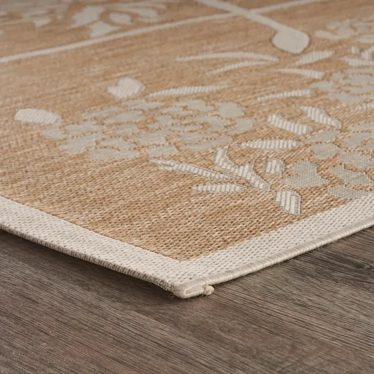 2' X 3' Beige Indoor Outdoor Area Rug