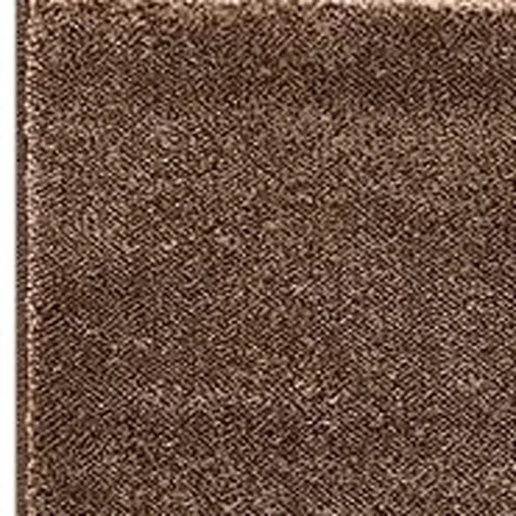 2' X 6' Brown Geometric Blocks Area Rug