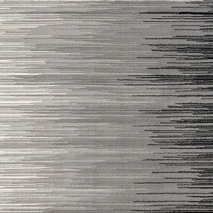 6' X 9' Black Abstract Dhurrie Area Rug