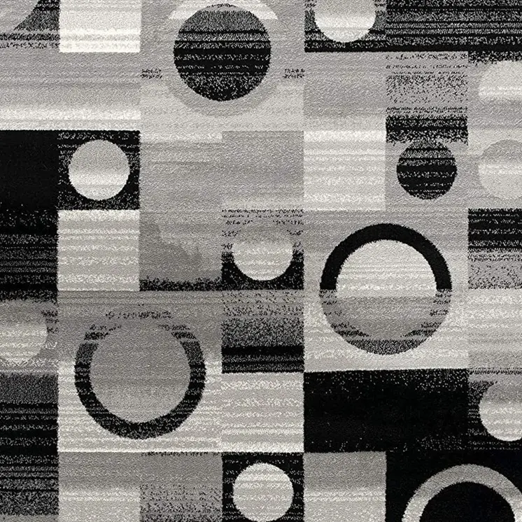 15' Gray Abstract Dhurrie Runner Rug