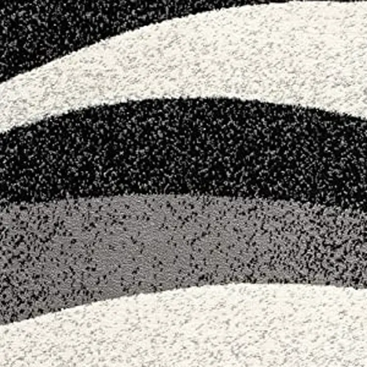 20' Black And Gray Abstract Runner Rug