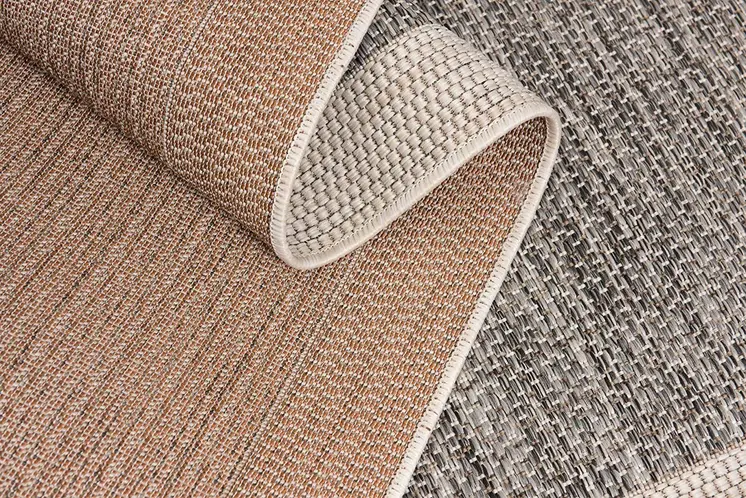 20' Beige And Gray Abstract Runner Rug
