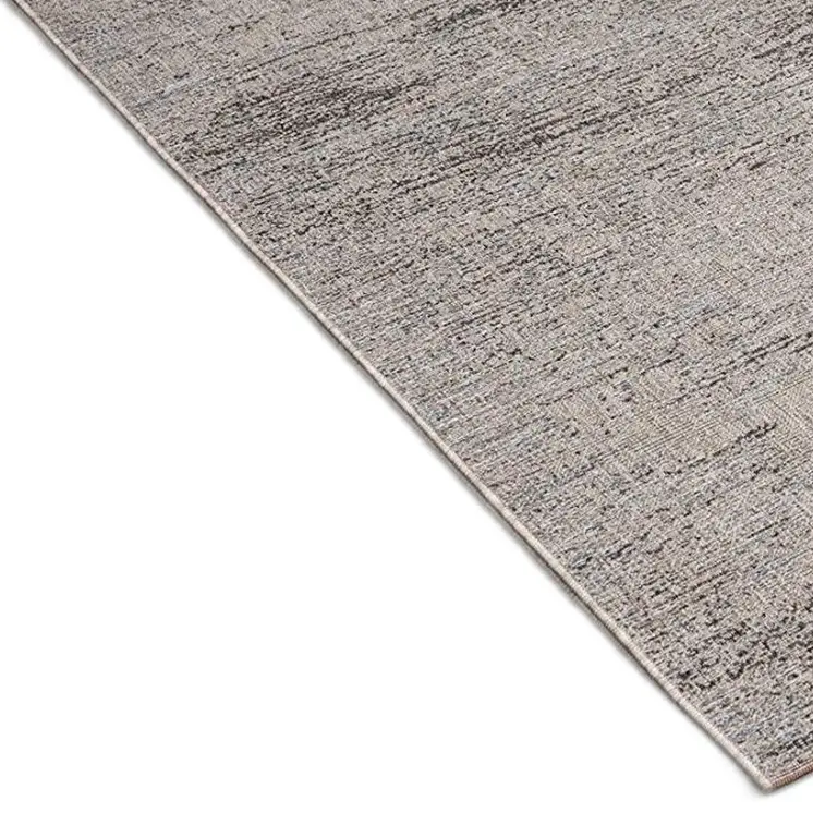 5' X 8' Blue And Gray Distressed Area Rug