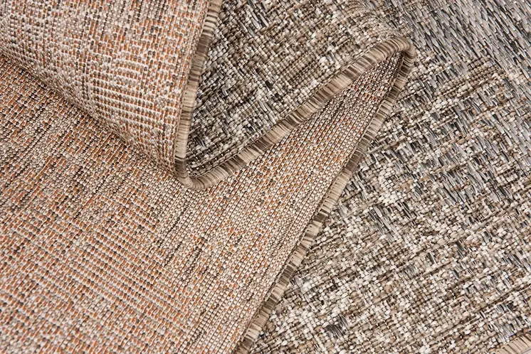 3' X 5' Ivory Distressed Diamonds Area Rug