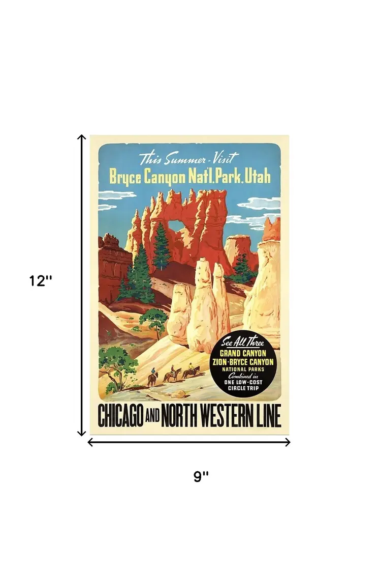 Vintage 1920S Adirondack Mountains Unframed Print Wall Art