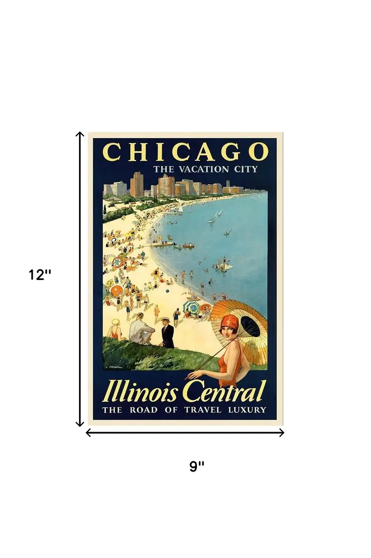Vintage 1934 California Travel Unframed Print Wall Art