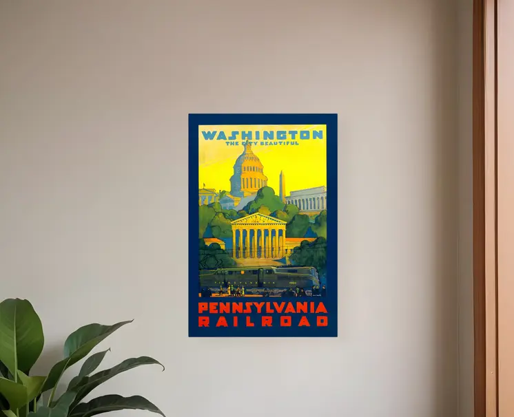 West Point New York Vintage Travel Unframed Print Wall Art