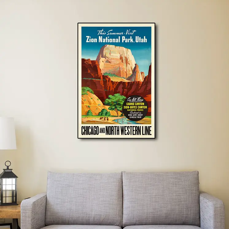 Zion National Utah Unframed Print Wall Art