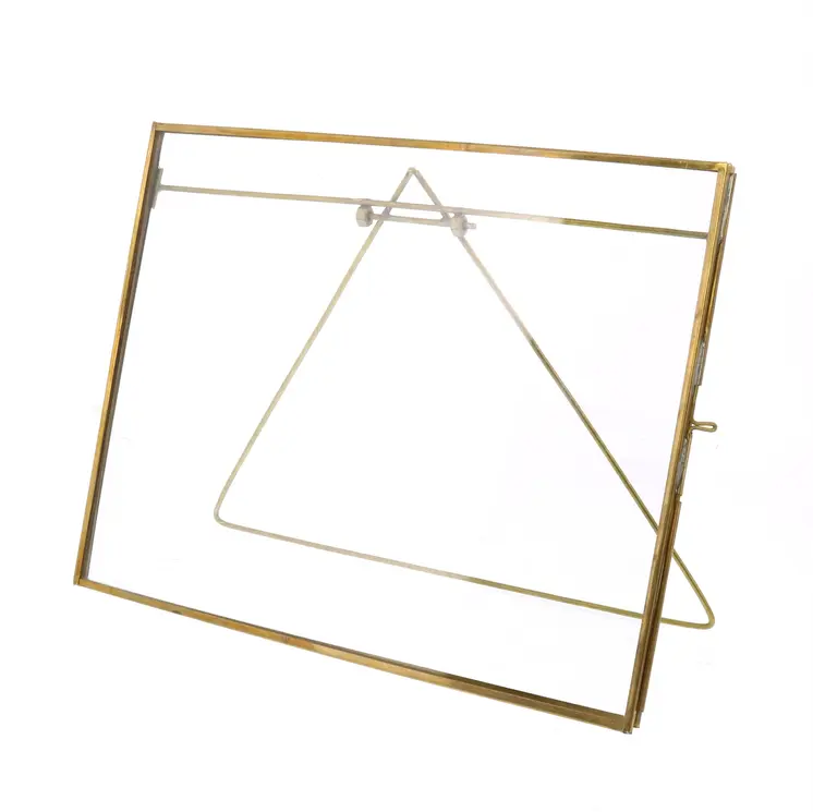 Multiple Sizes Gold Metal Tabletop Picture Frame