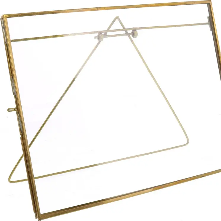 Multiple Sizes Gold Metal Tabletop Picture Frame