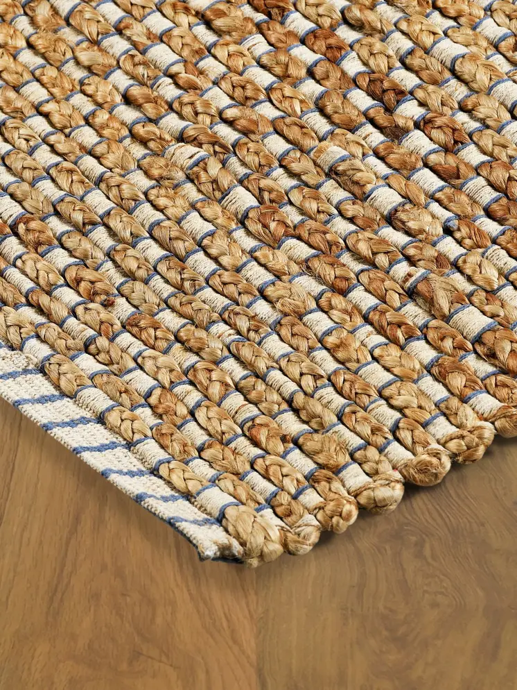 8' X 10' Natural Jute Hand Woven Area Rug