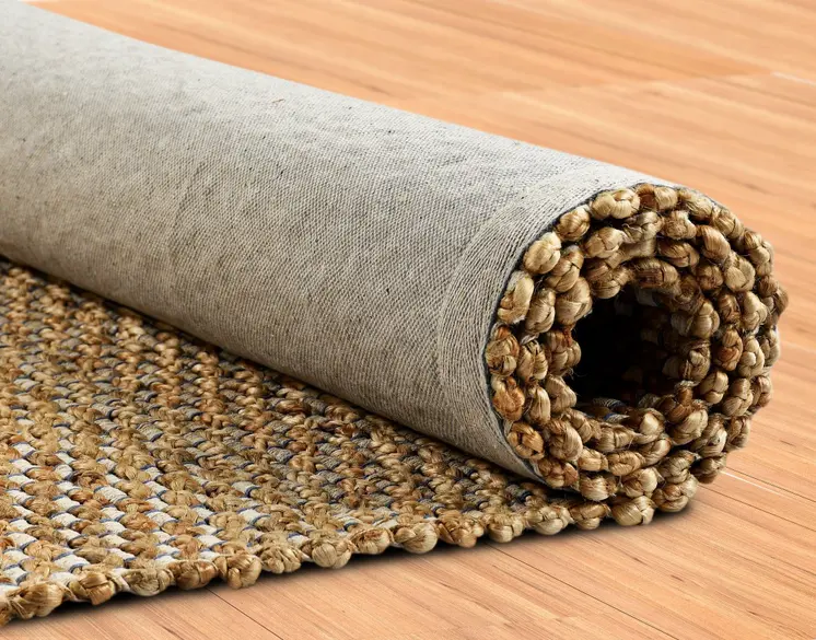 8' X 10' Natural Jute Hand Woven Area Rug