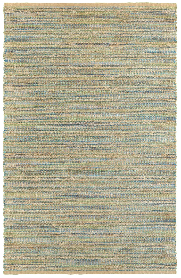 5' X 8' Multitoned Braided Jute Area Rug