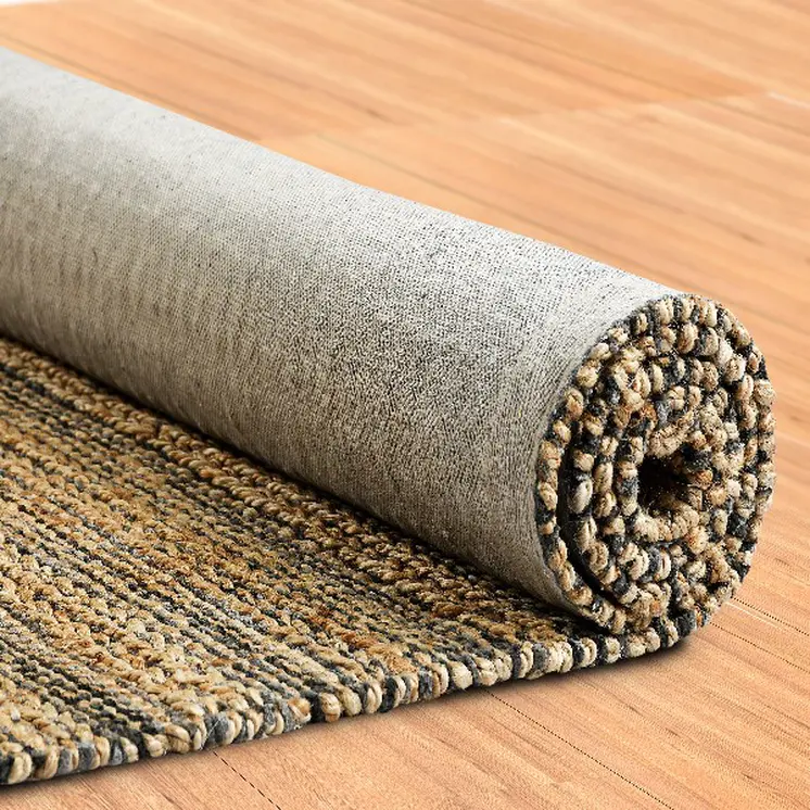 9' X 12' Natural Jute Hand Woven Area Rug