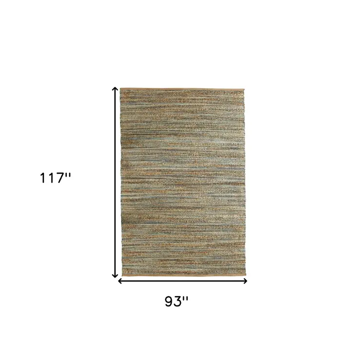8' X 10' Natural Jute Hand Woven Area Rug