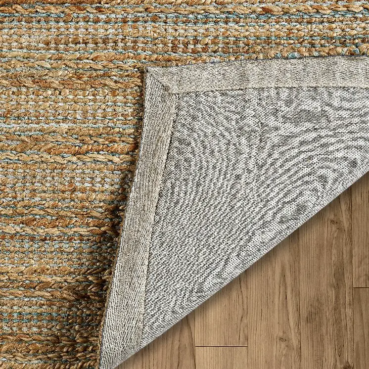 9' X 12' Natural Jute Hand Woven Area Rug