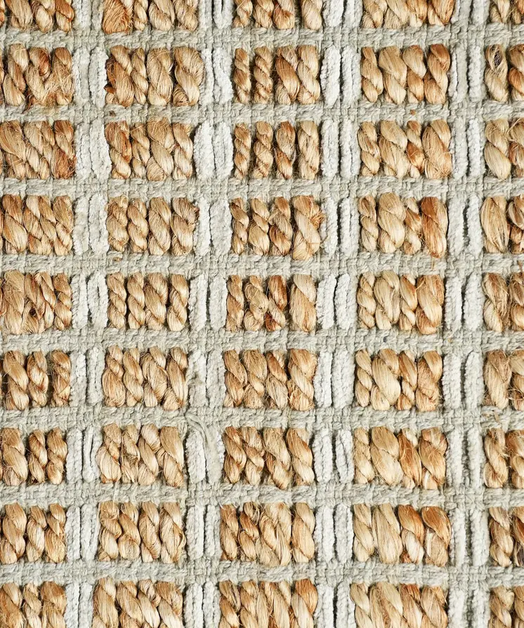 8' X 10' Natural Jute Hand Woven Area Rug