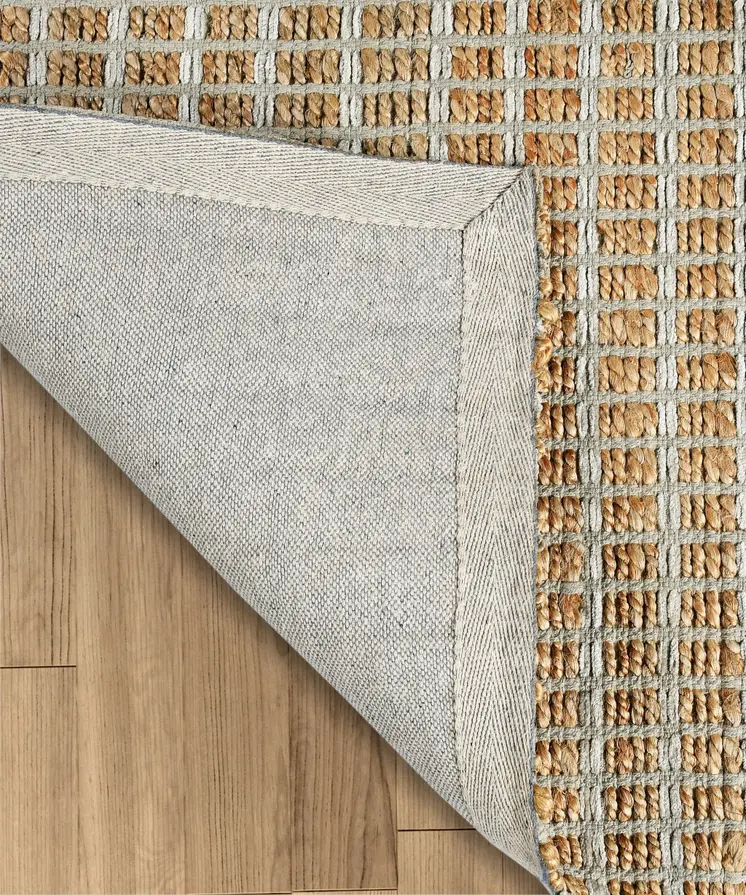8' X 10' Natural Jute Hand Woven Area Rug