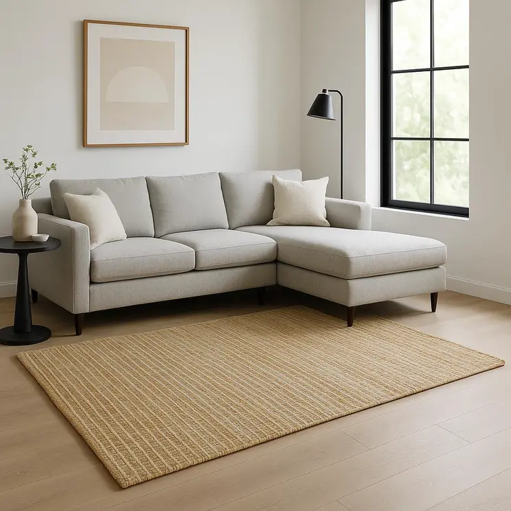 8' X 10' Natural Jute Hand Woven Area Rug