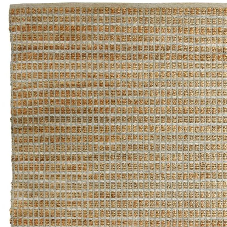 9' X 12' Natural Jute Hand Woven Area Rug