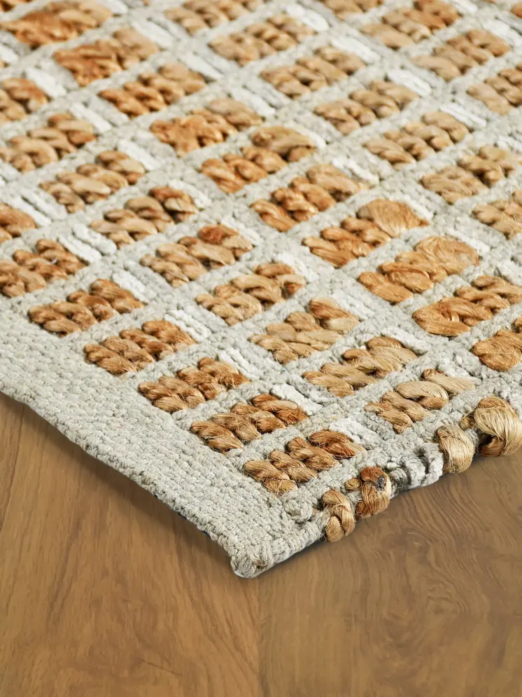 9' X 12' Natural Jute Hand Woven Area Rug