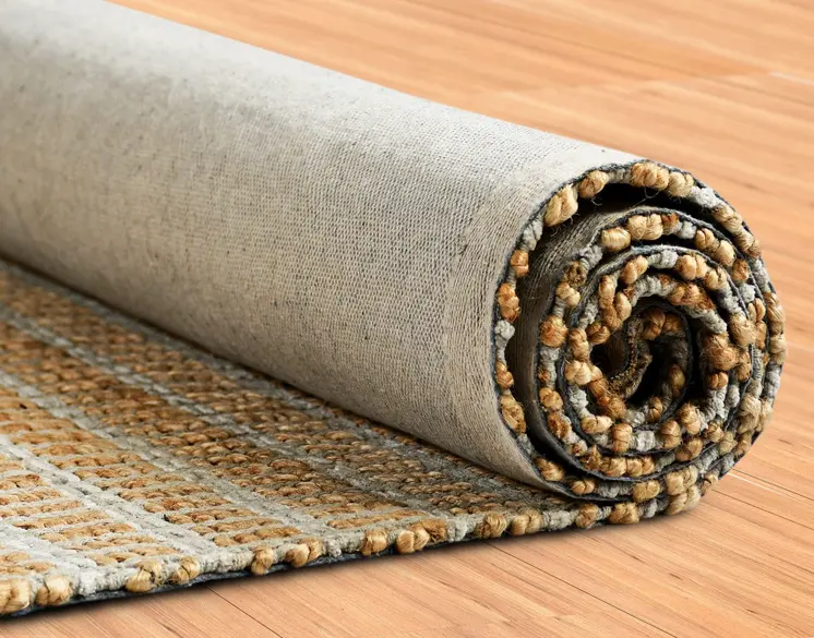 9' X 12' Natural Jute Hand Woven Area Rug